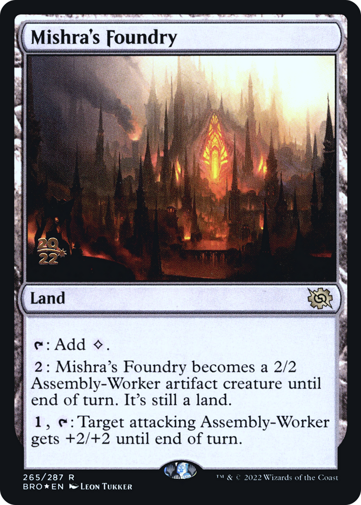 Image of Mishra's Foundry [The Brothers' War Prerelease Promos]
