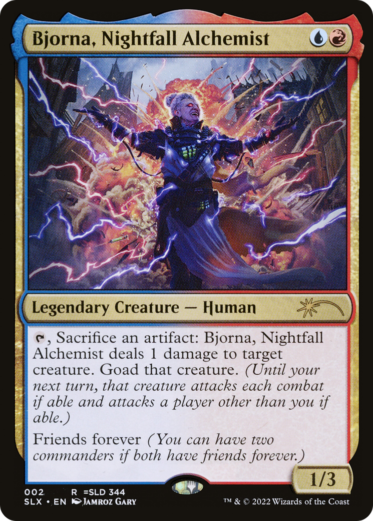 Image of Bjorna, Nightfall Alchemist [Secret Lair: Universes Within]