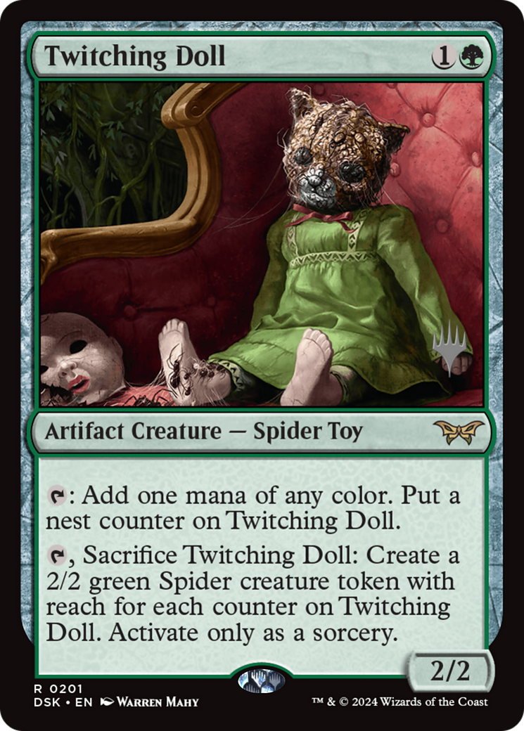 Image of Twitching Doll (Promo Pack) [Duskmourn: House of Horror Promos]