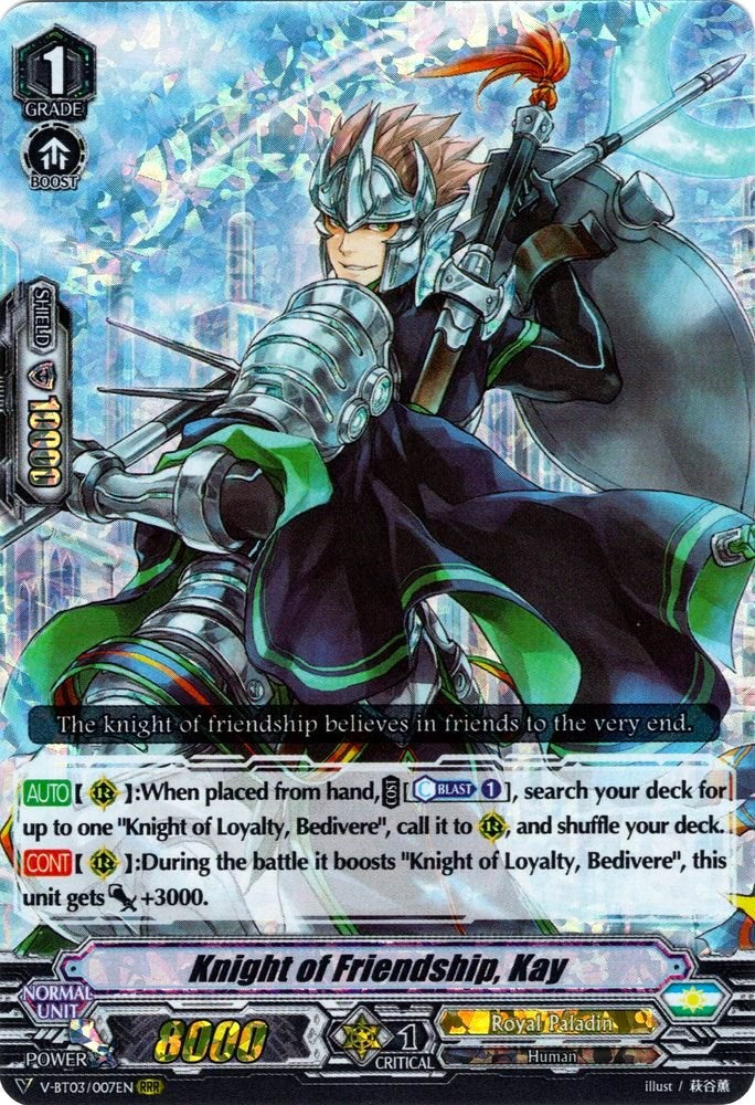 Image of Knight of Friendship, Kay (V-BT03/007EN) [Miyaji Academy CF Club]