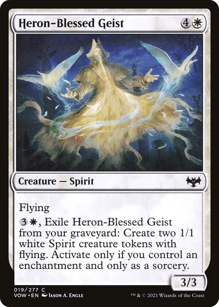 Image of Heron-Blessed Geist [Innistrad: Crimson Vow]