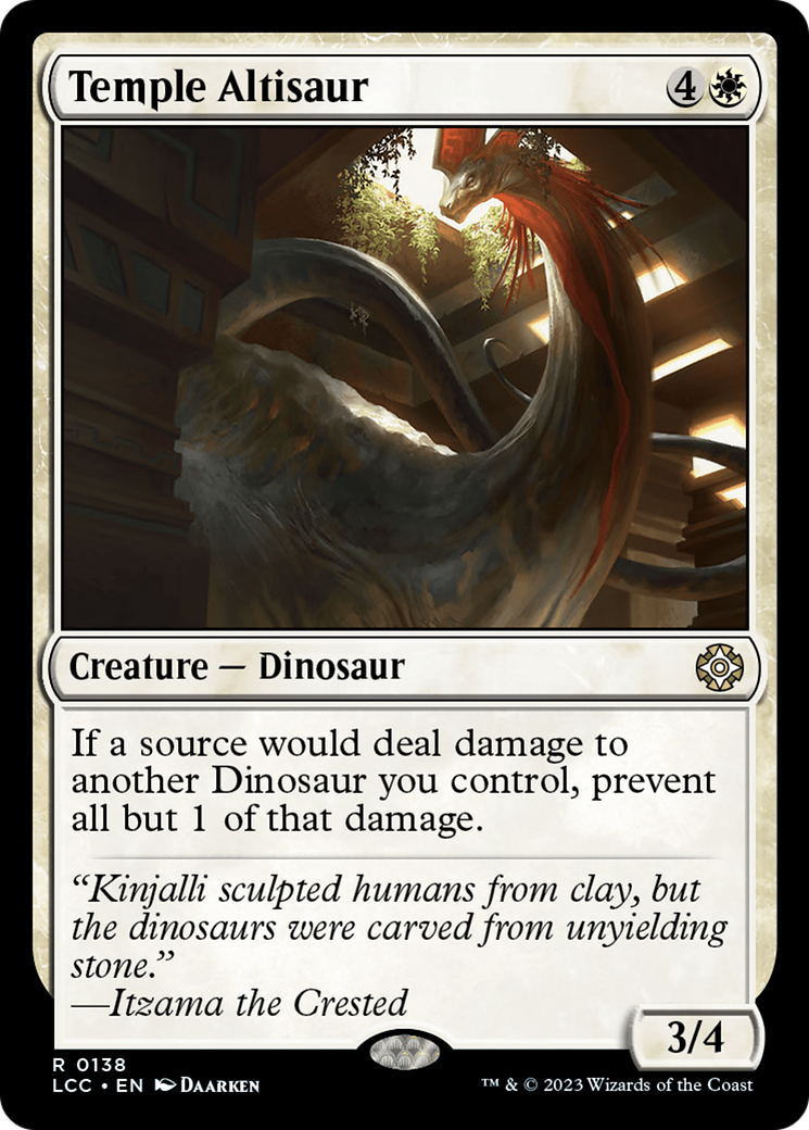 Image of Temple Altisaur [The Lost Caverns of Ixalan Commander]