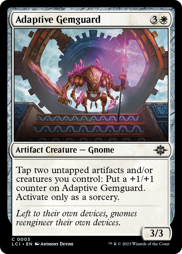 Image of Adaptive Gemguard [The Lost Caverns of Ixalan]