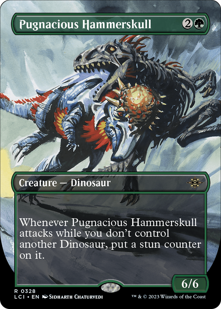 Image of Pugnacious Hammerskull (Borderless) [The Lost Caverns of Ixalan]