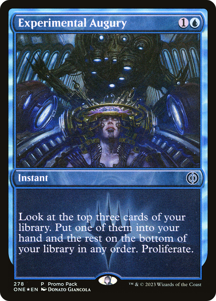 Image of Experimental Augury (Promo Pack) [Phyrexia: All Will Be One Promos]