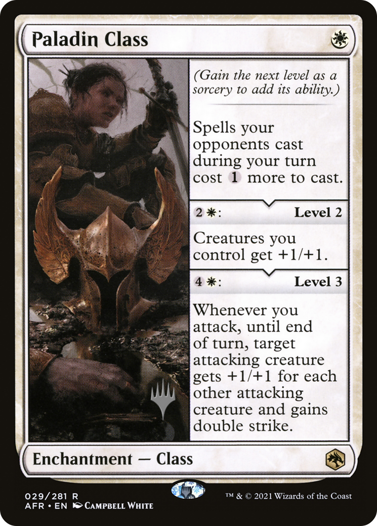Image of Paladin Class (Promo Pack) [Dungeons & Dragons: Adventures in the Forgotten Realms Promos]