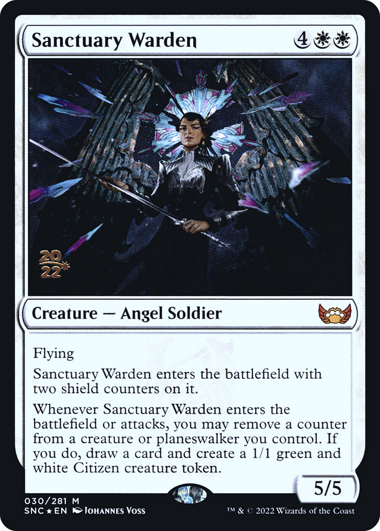 Image of Sanctuary Warden [Streets of New Capenna Prerelease Promos]