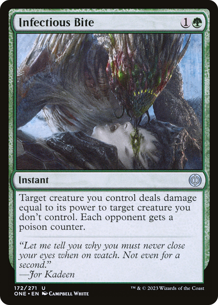 Image of Infectious Bite [Phyrexia: All Will Be One]
