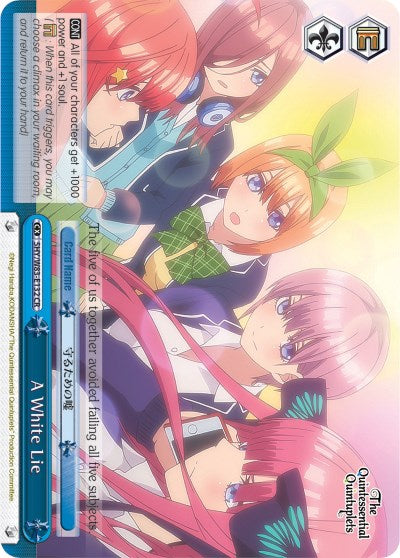 Image of A White Lie (5HY/W83-E132 CR) [The Quintessential Quintuplets]