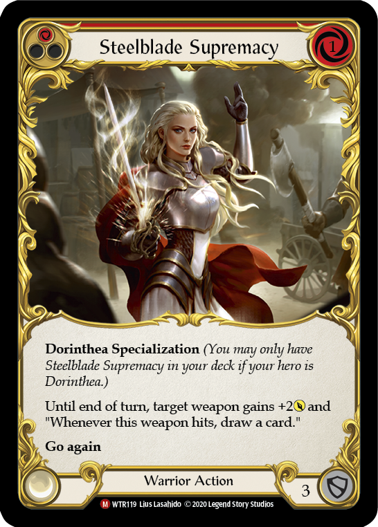 Image of Steelblade Supremacy [U-WTR119] (Welcome to Rathe Unlimited)  Unlimited Normal