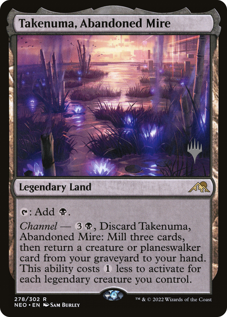 Image of Takenuma, Abandoned Mire (Promo Pack) [Kamigawa: Neon Dynasty Promos]