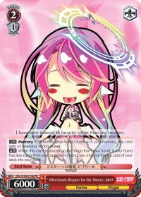 Image of Affectionate Respect for Her Master, Jibril (NGL/S58-E106 PR) (Promo) [No Game No Life]