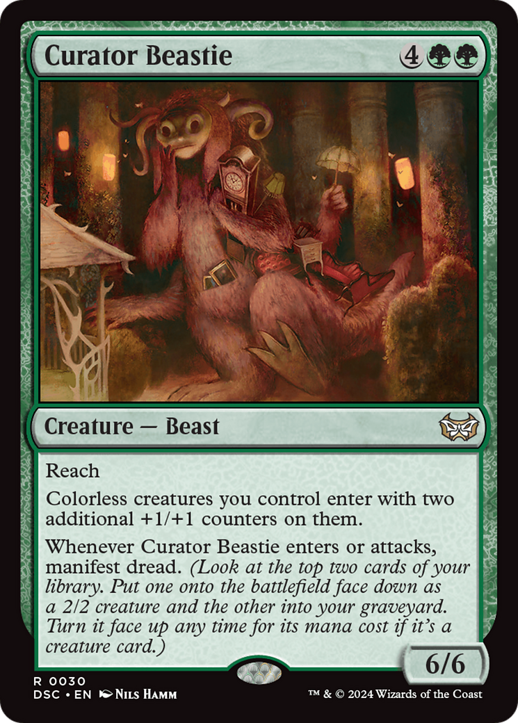 Image of Curator Beastie [Duskmourn: House of Horror Commander]