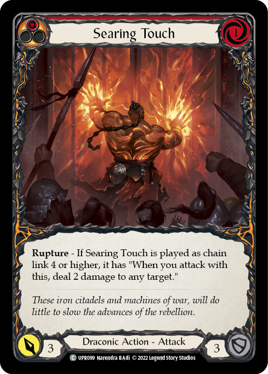 Image of Searing Touch [UPR099] (Uprising)
