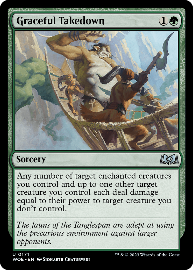Image of Graceful Takedown [Wilds of Eldraine]