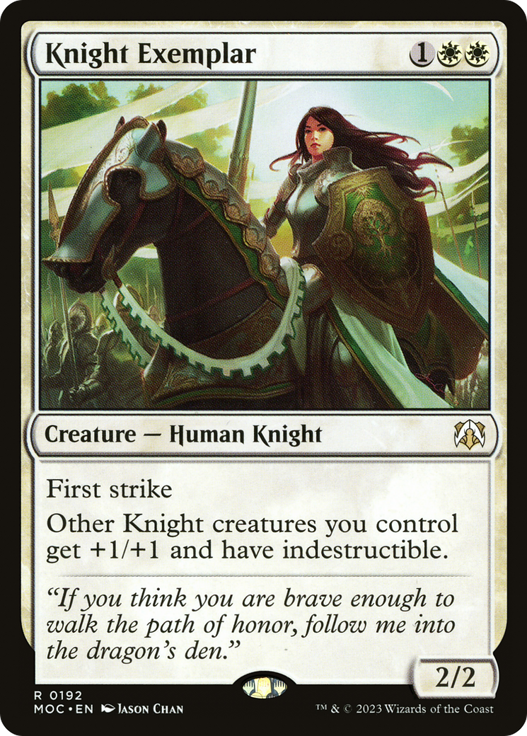 Image of Knight Exemplar [March of the Machine Commander]