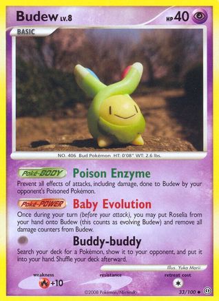 Image of Budew (33/100) [Diamond & Pearl: Stormfront]