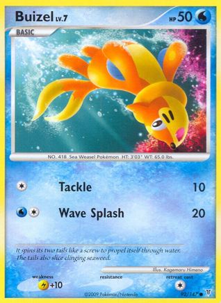 Image of Buizel (92/147) [Platinum: Supreme Victors]