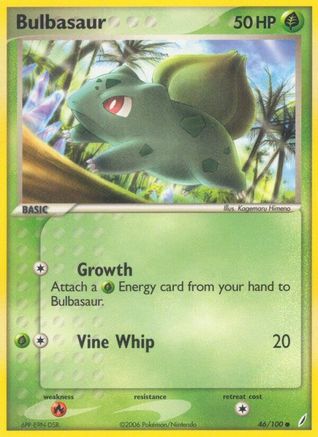Image of Bulbasaur (46/100) (Stamped) [EX: Crystal Guardians]