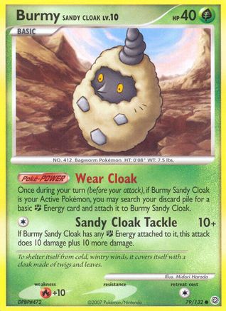 Image of Burmy Sandy Cloak (79/132) [Diamond & Pearl: Secret Wonders]