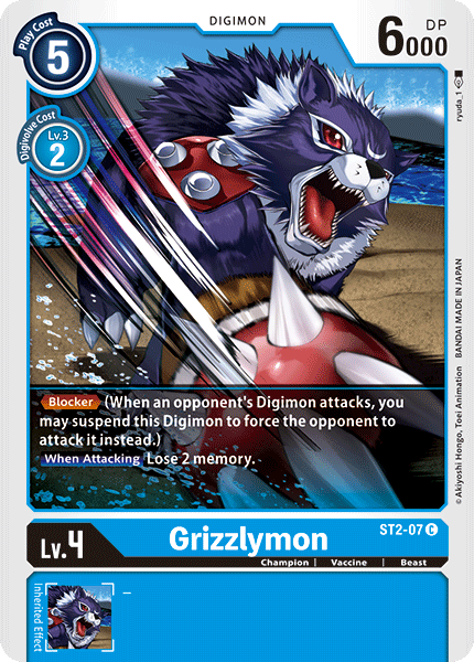 Image of Grizzlymon [ST2-07] [Starter Deck: Cocytus Blue]