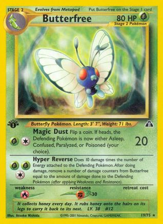 Image of Butterfree (19/75) [Neo Discovery 1st Edition]