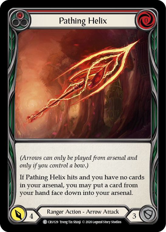 Image of Pathing Helix (Red) [CRU129] (Crucible of War)  1st Edition Normal