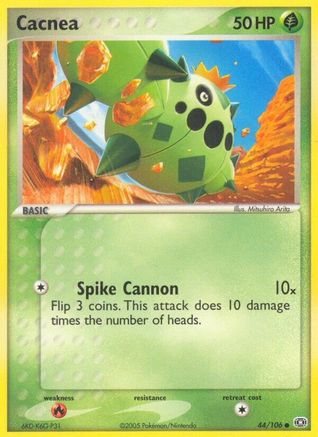 Image of Cacnea (44/106) (Stamped) [EX: Emerald]