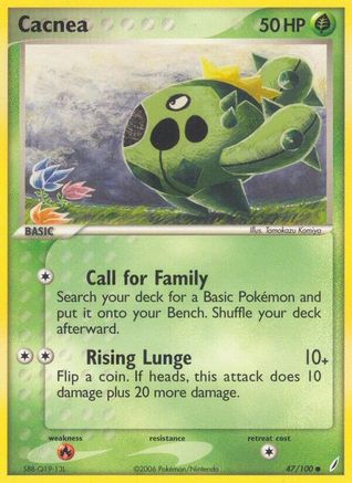 Image of Cacnea (47/100) (Stamped) [EX: Crystal Guardians]