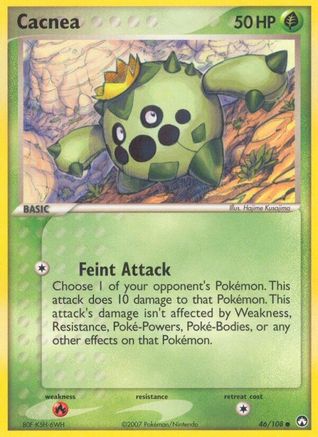 Image of Cacnea (46/108) (Stamped) [EX: Power Keepers]