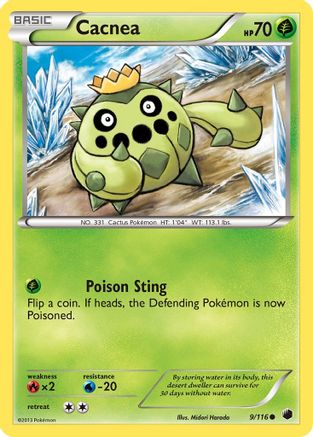 Image of Cacnea (9/116) [Black & White: Plasma Freeze]