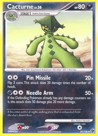 Image of Cacturne (34/106) [Diamond & Pearl: Great Encounters]