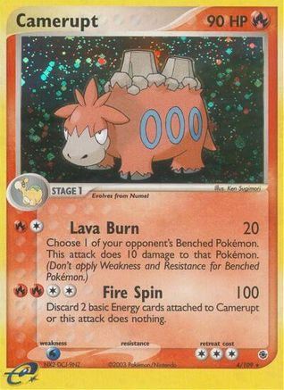 Image of Camerupt (4/109) [EX: Ruby & Sapphire]