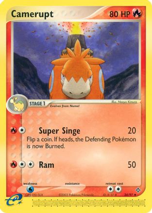 Image of Camerupt (24/97) [EX: Dragon]