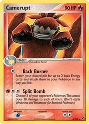 Image of Camerupt (4/107) (Theme Deck Exclusive) [EX: Deoxys]