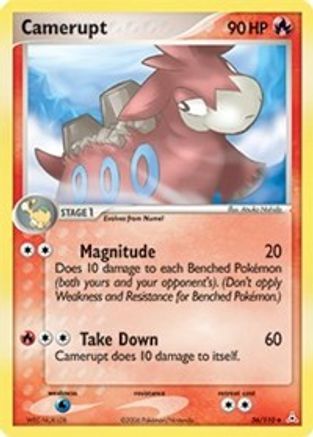 Image of Camerupt (36/110) (Stamped) [EX: Holon Phantoms]