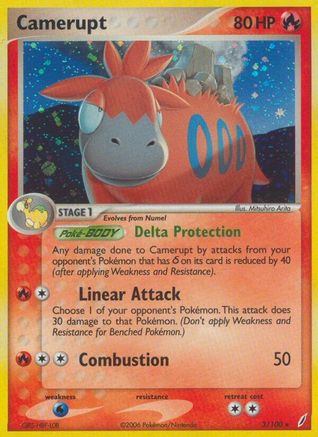 Image of Camerupt (3/100) (Stamped) [EX: Crystal Guardians]