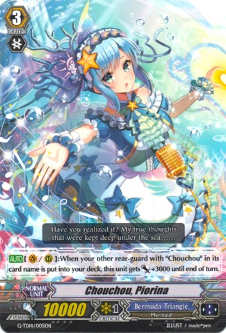 Image of Chouchou, Piorina (G-TD14/005EN) [Debut of the Divas]