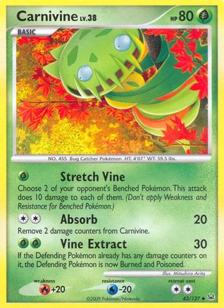 Image of Carnivine (43/127) [Platinum: Base Set]
