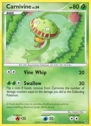 Image of Carnivine (53/147) [Platinum: Supreme Victors]