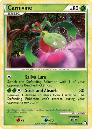 Image of Carnivine (16/102) [HeartGold & SoulSilver: Triumphant]