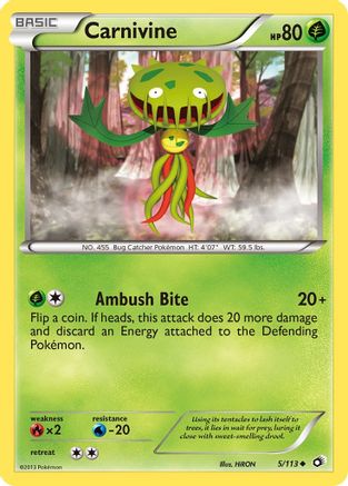 Image of Carnivine (5/113) [Black & White: Legendary Treasures]