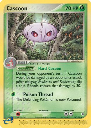 Image of Cascoon (26/109) [EX: Ruby & Sapphire]