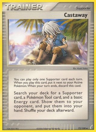 Image of Castaway (72/100) (Stamped) [EX: Crystal Guardians]