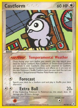 Image of Castform (30/101) [EX: Hidden Legends]
