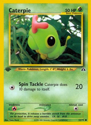 Image of Caterpie (53/75) [Neo Discovery 1st Edition]