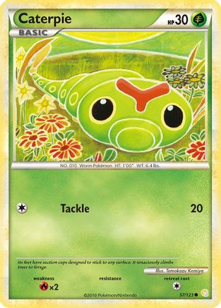 Image of Caterpie (57/123) [HeartGold & SoulSilver: Base Set]