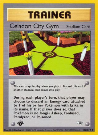 Image of Celadon City Gym (107/132) [Gym Heroes 1st Edition]
