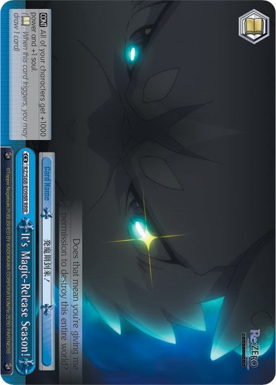 Image of It's Magic-Release Season! (RZ/S68-E098R RRR) [Re:ZERO Memory Snow]
