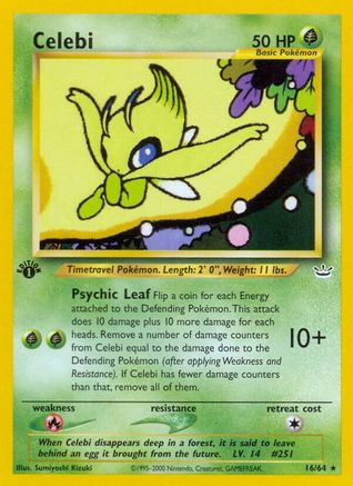 Image of Celebi (16/64) [Neo Revelation 1st Edition]
